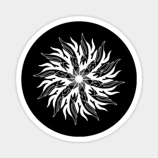 Tribal Flower 3 Magnet